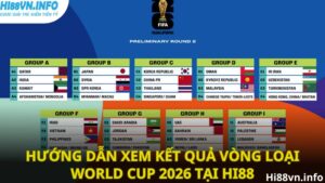 Hướng dẫn xem kết quả bóng đá vòng loại World Cup 2026